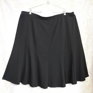 Allison Daley Plus Size 24W Black Midi Skirt Career Work Office Professional